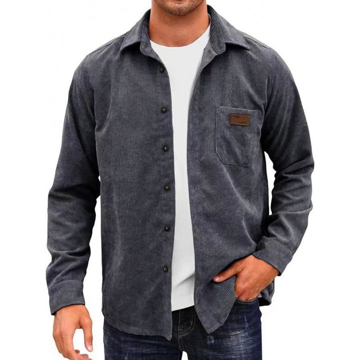Herren Corduroy Hemdjacke Drune