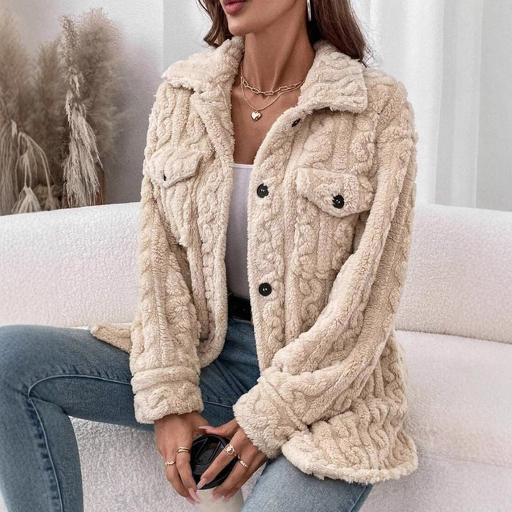 Damen Strickjacke mit strukturierter Oberfläche Drune