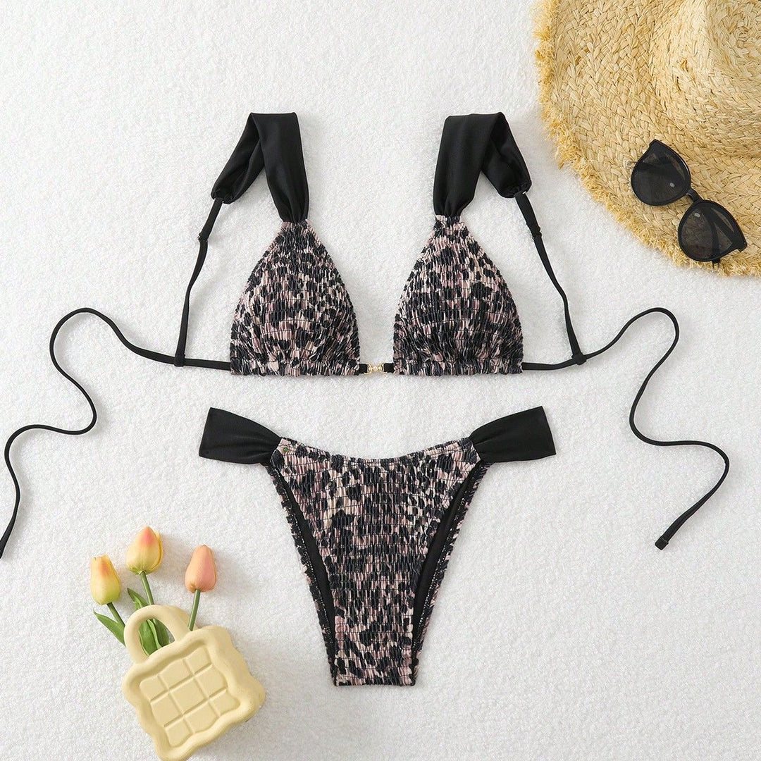 Damen Triangel-Bikini mit elegantem Banddesign Drune