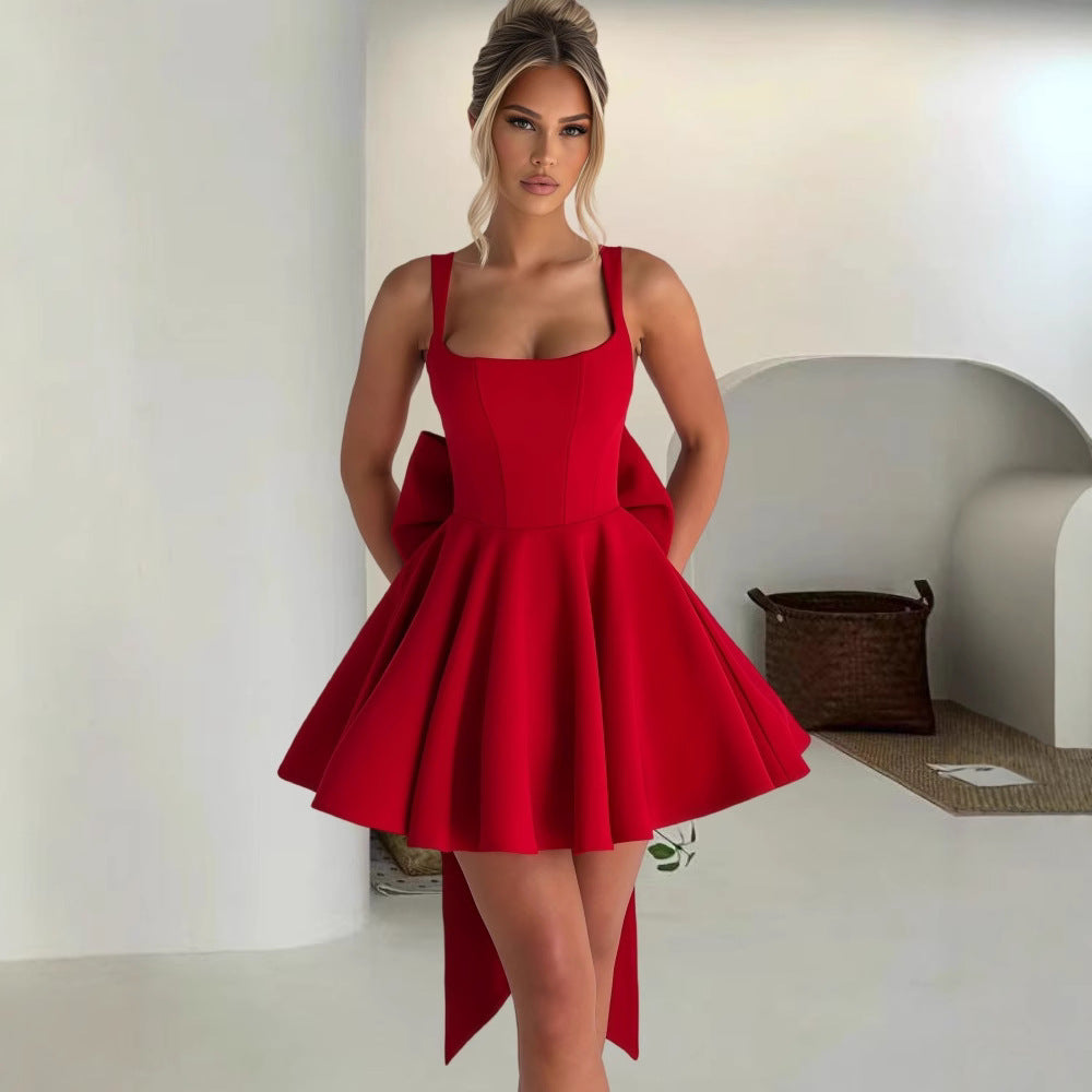 Damen Skaterkleid mit elegantem Schnitt und trägerlosem Design Drune