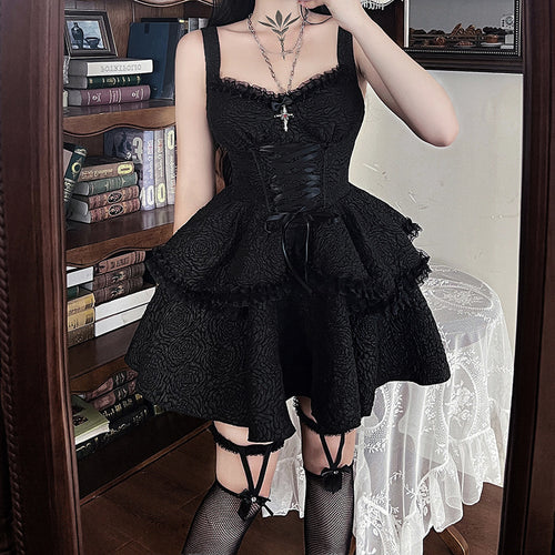 Damen Neckholder Minikleid mit Rüschendetails und elegantem Design Drune