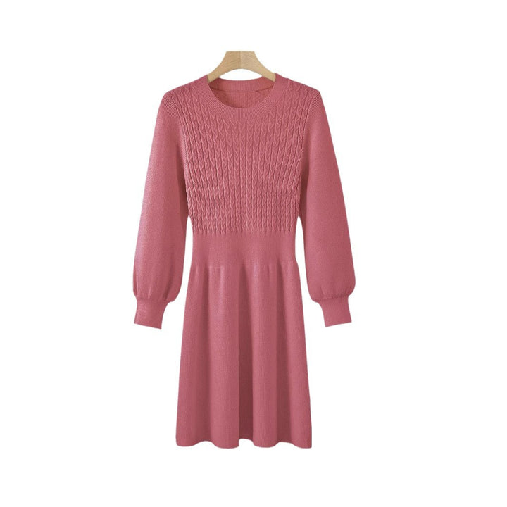 Damen Strickkleid mit strukturiertem Oberteil Drune