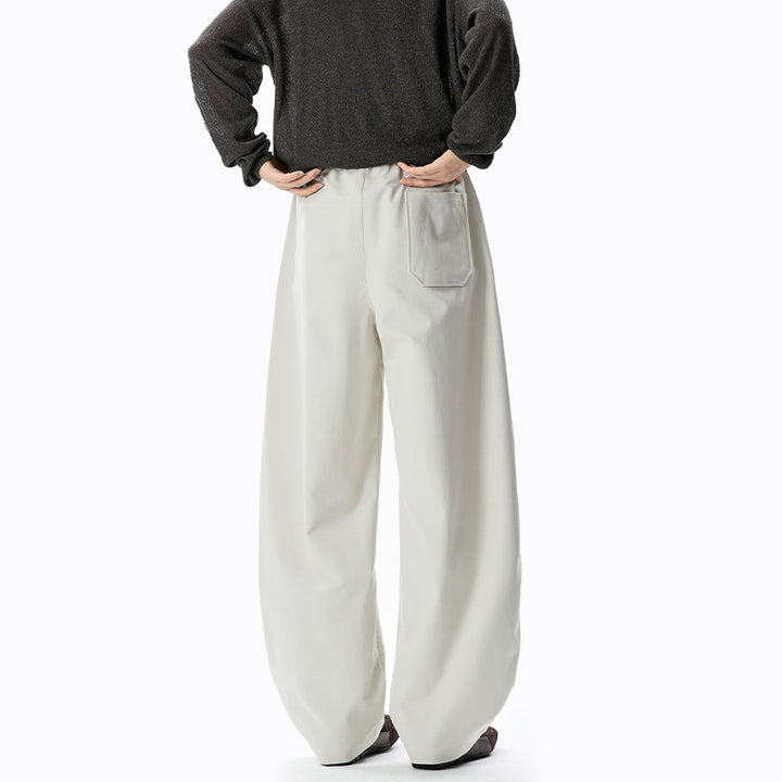 Damen Elegante und weite Stoffhose Drune