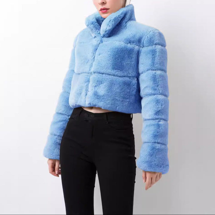 Drune | Damen Modische Kurze Jacke Neppels