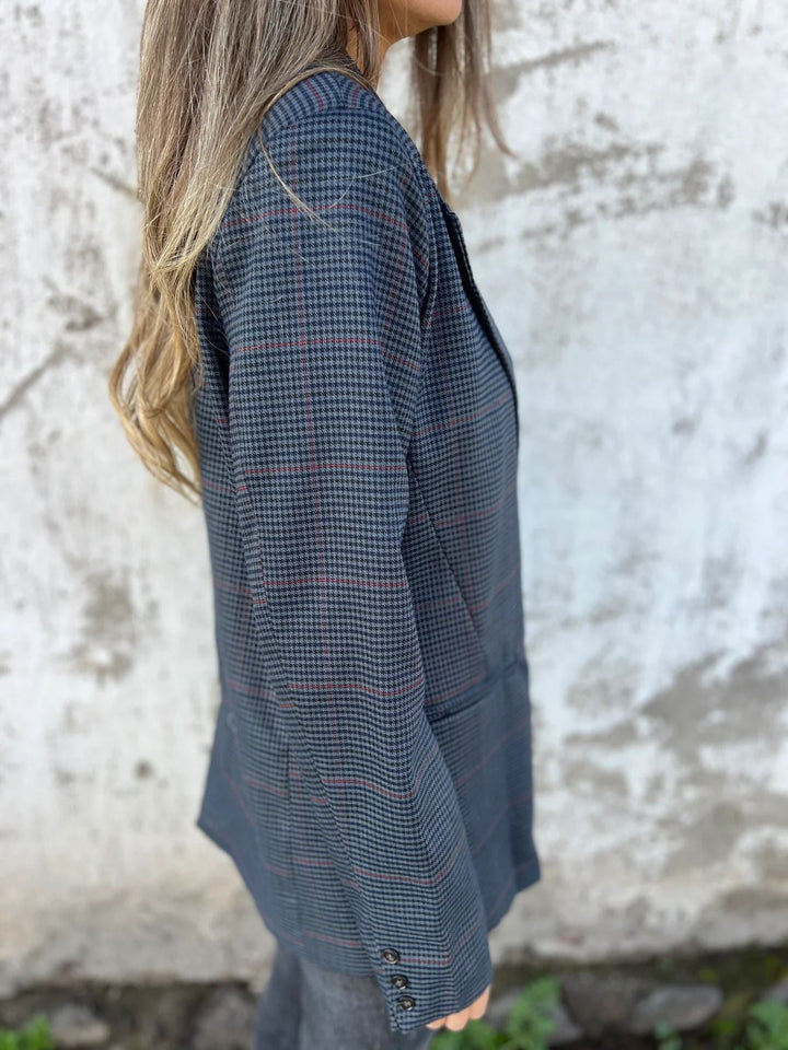 Drune | Ein Knopf Taschen Blazer