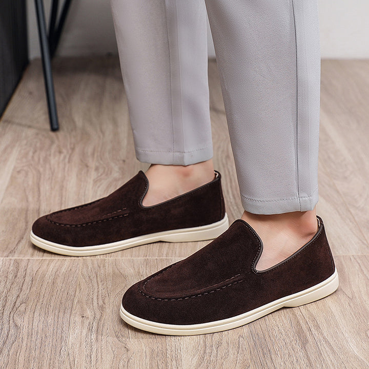 Herren Elegante Mokassins aus weichem Wildleder