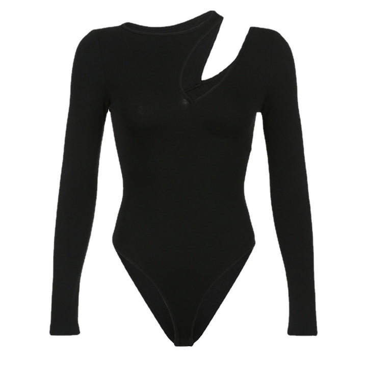 Damen Langarm Shirt mit asymmetrischem Ausschnitt Drune
