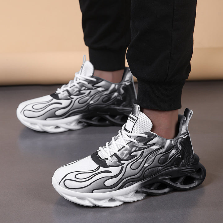 Herren nan skulpturale leistungsstarke Sportschuhe mit ausgefräster Zwischensohle und atmungsaktivem Netzgewebe-Obermaterial Drune