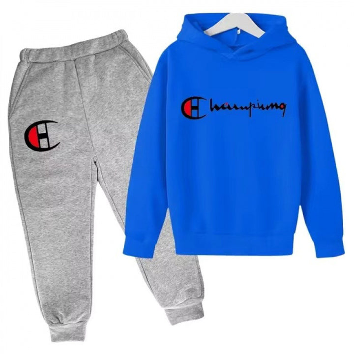 Unisex nan Kapuzenpullover mit Jogginghose Freizeitset Drune