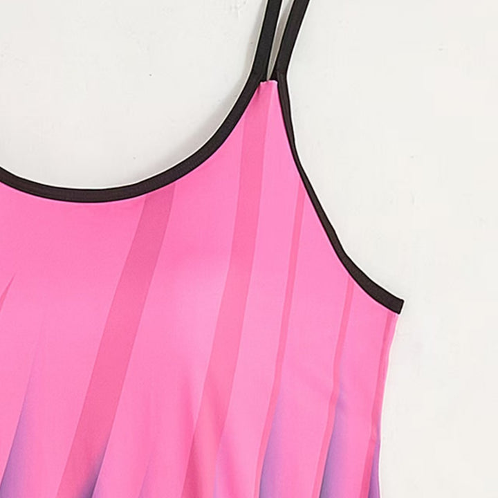 Damen Sportliches Tankini-Set mit trendigem Schnitt und Shorts Drune
