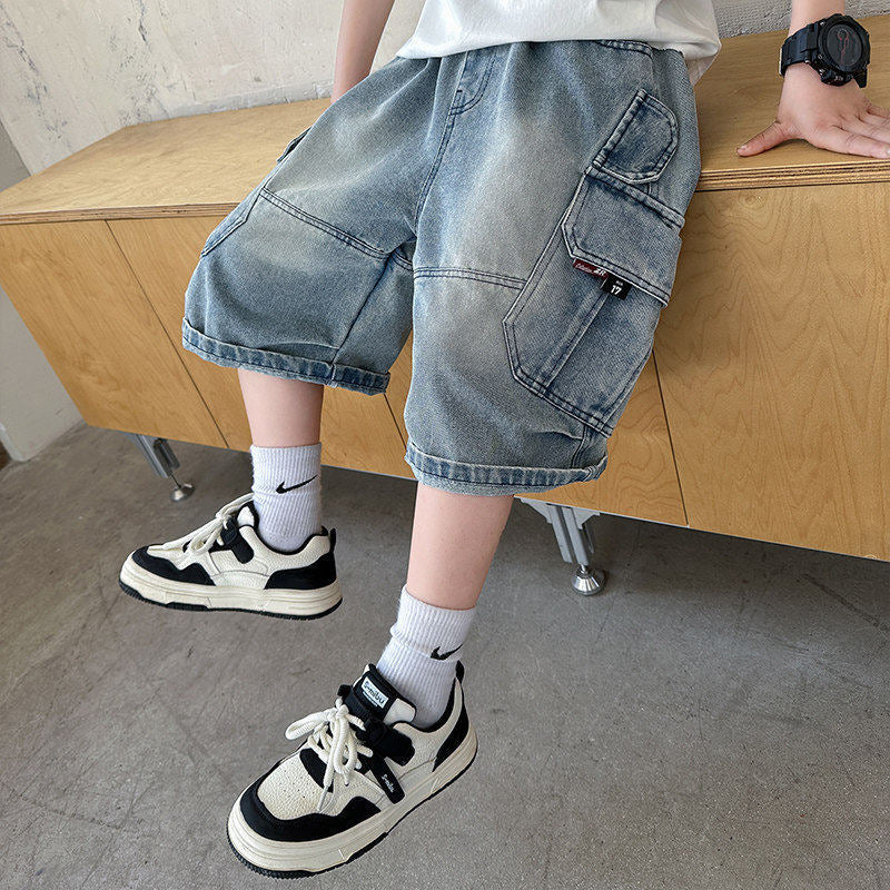 Unisex modische Cargo-Shorts mit Taschen Drune