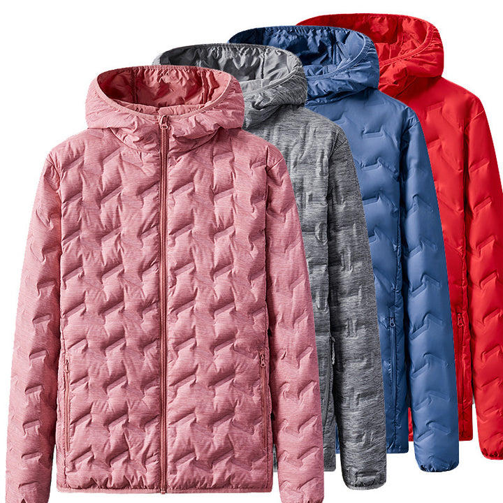 Herren Ultraleichte Kassetten-Steppjacke mit Kapuze und Kompaktfüllung Drune