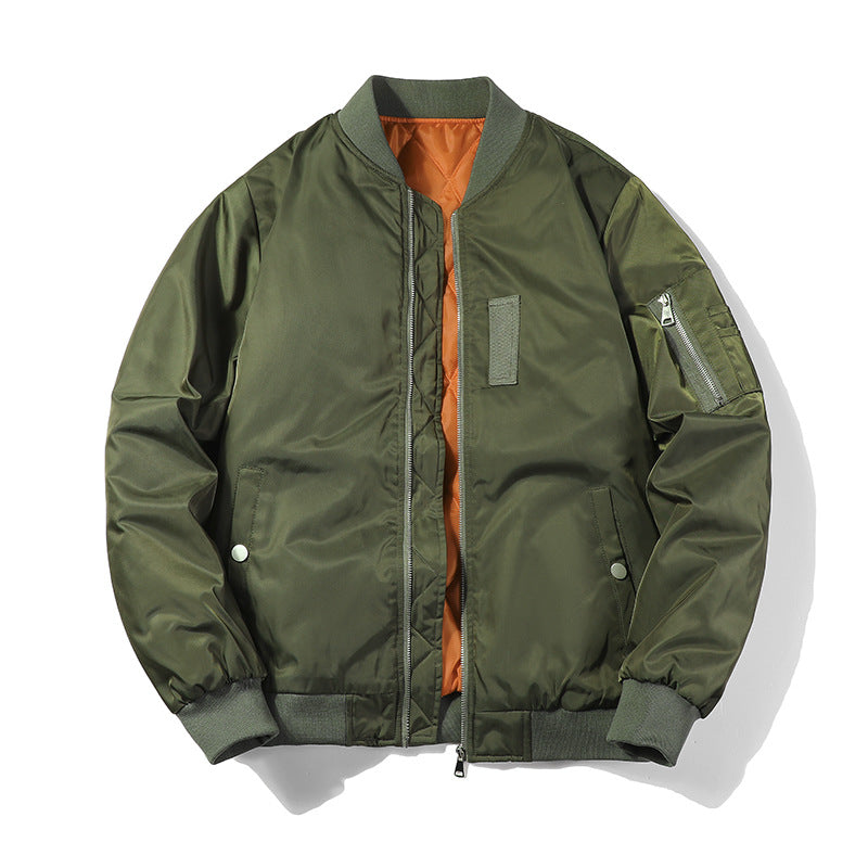 Herren Leichte Nylon-Bomberjacke mit gesteppter Innenfütterung und Ärmeltasche Drune