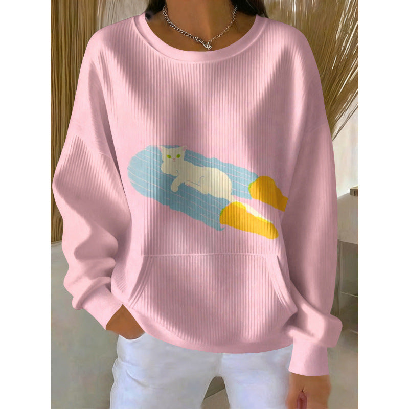 Damen Gemütlicher Pullover Drune