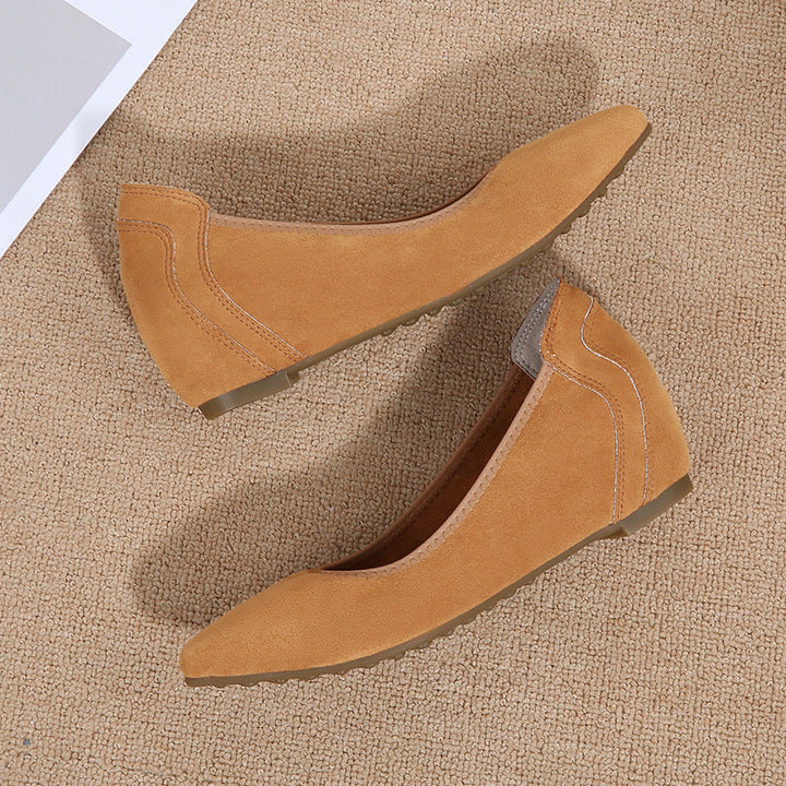 Damen Wedges Ballerinas mit bequemer Sohle und elegantem Design Drune