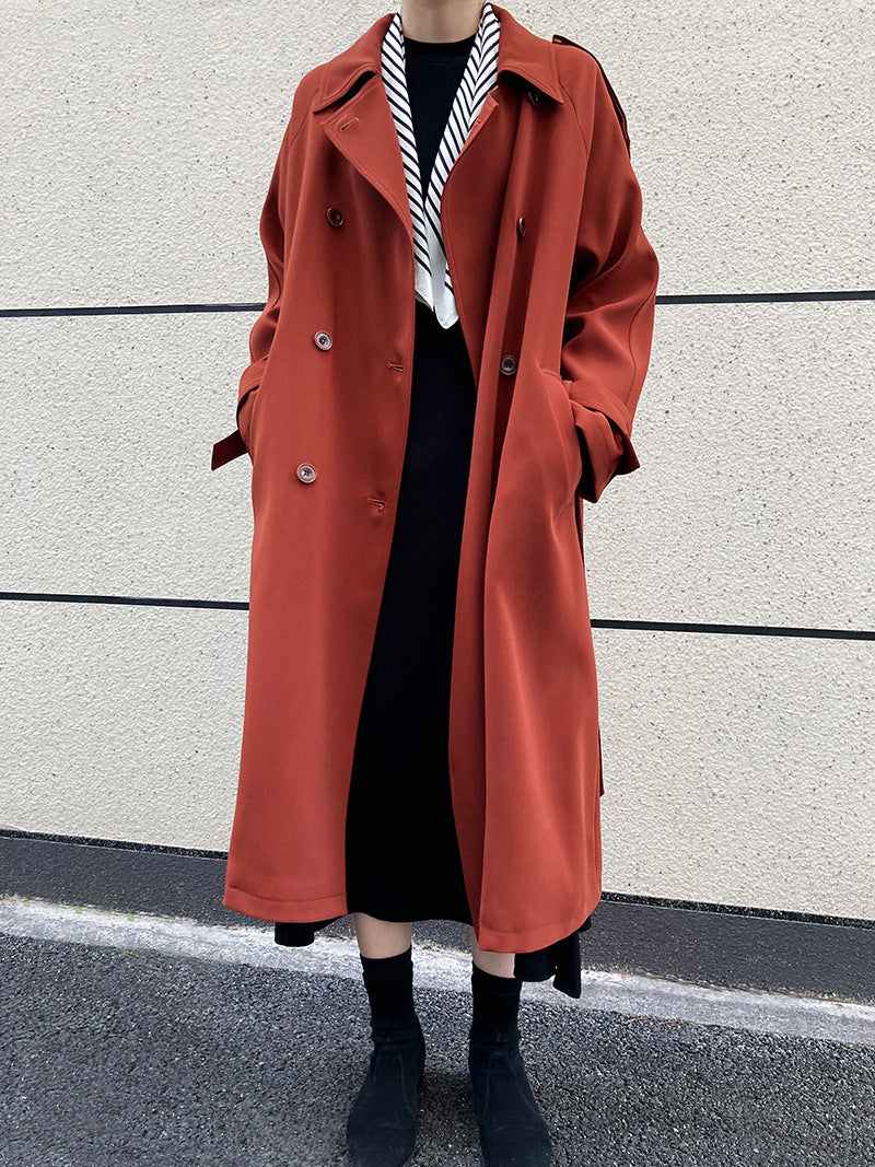 Drune | Lässiger, Britischer Stil Lockerer, mittellanger Trenchcoat