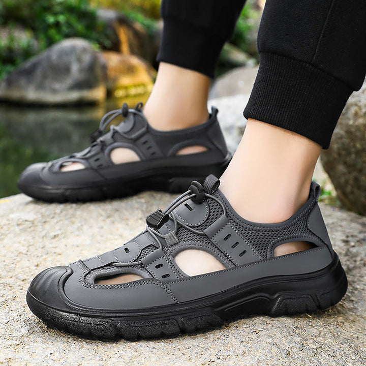 Damen Atmungsaktive Outdoor-Sandalen mit rutschfester Sohle Drune