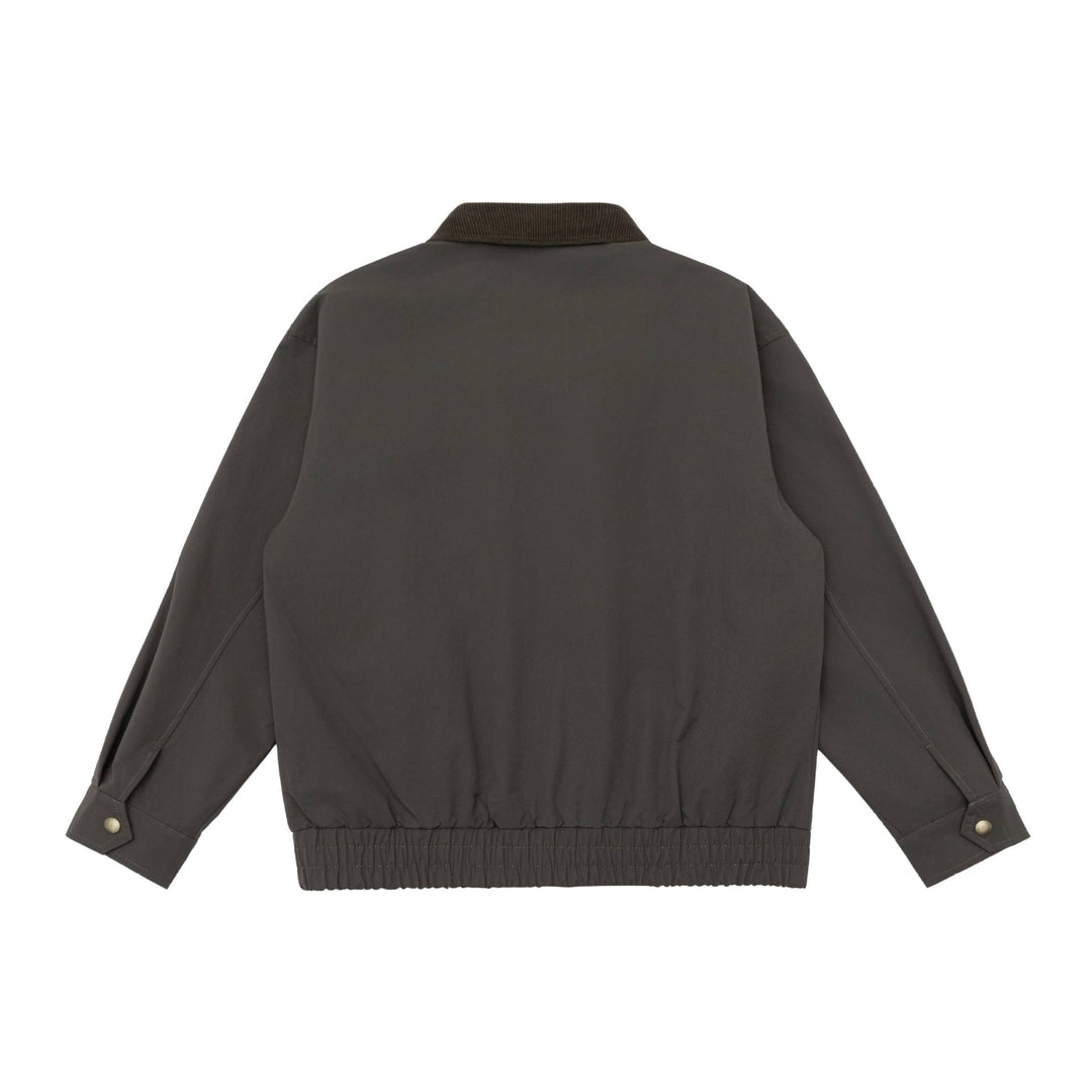Herren Oversize Workwear-Jacke mit Kordkragen und großen Pattentaschen Drune