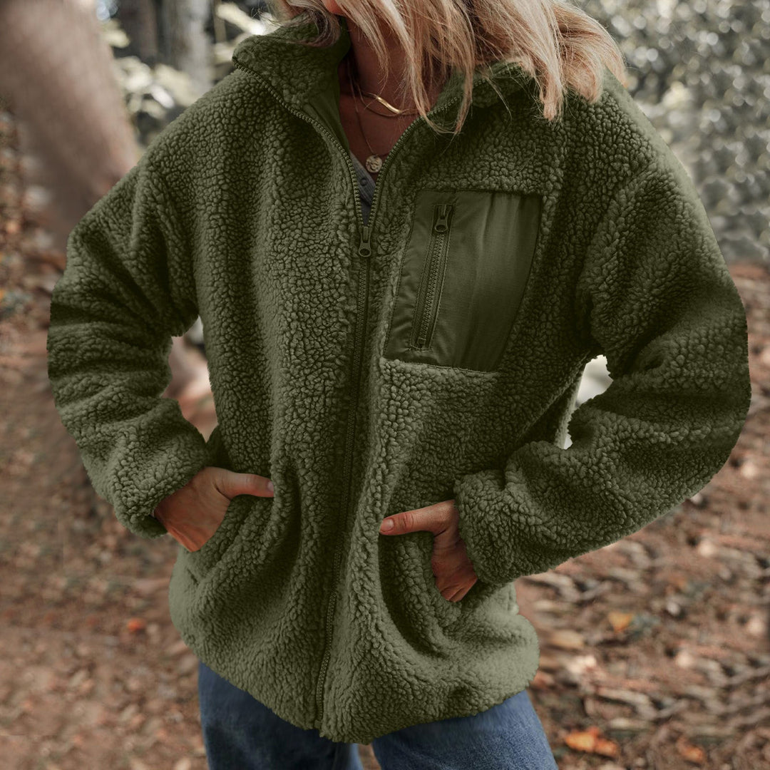 Damen Jacke mit hochabschließendem Kragen und praktischer Brusttasche Drune