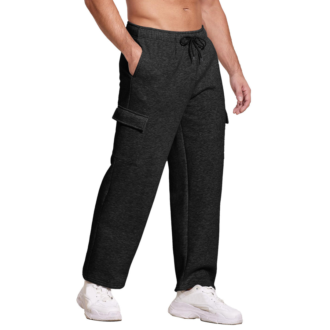 Damen nan weiche Cargo-Jogginghose mit Kordelzug und Seitentaschen Drune