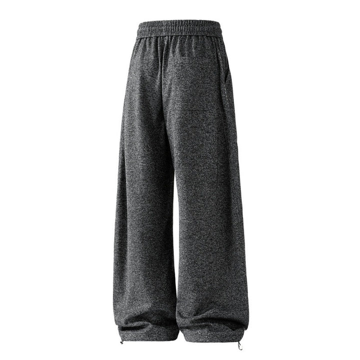 Damen weite Lounge-Sweatpants mit elastischem Kordelbund und dekorativer Seitennaht Drune
