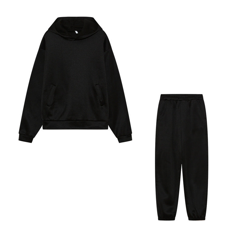 Damen Sportliches Hoodie und Jogginghose Set Drune
