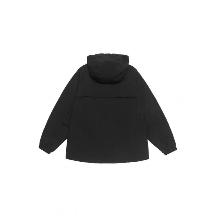 Unisex Weitgeschnittene Kapuzenjacke im Parka‑Style mit verlängertem Rückenteil und Tunnelzug Drune