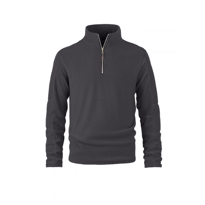 Herren Fleecepullover mit halbem Reißverschluss und Stehkragen Drune