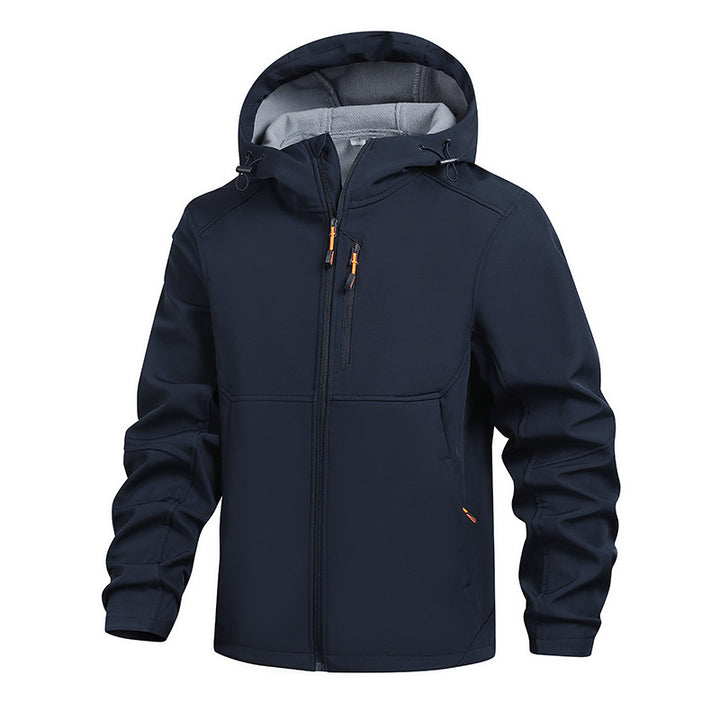 Herren Praktische und Stylische Übergangsjacke mit Kapuze Drune