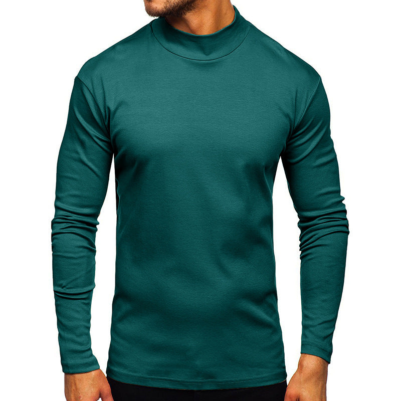 Herren Langarmshirt mit Stehkragen aus hochwertigem Material Drune