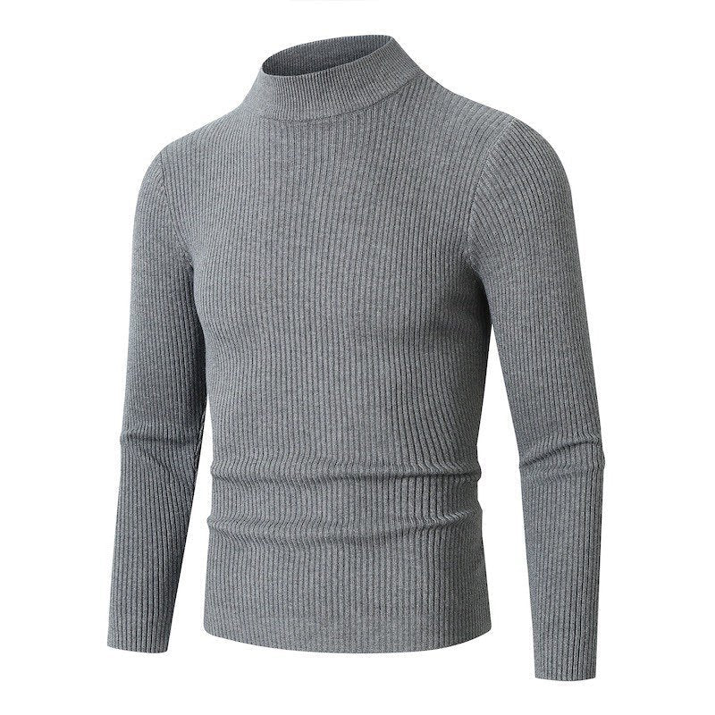 Herren Rollkragenpullover aus hochwertiger Rippenstruktur Drune