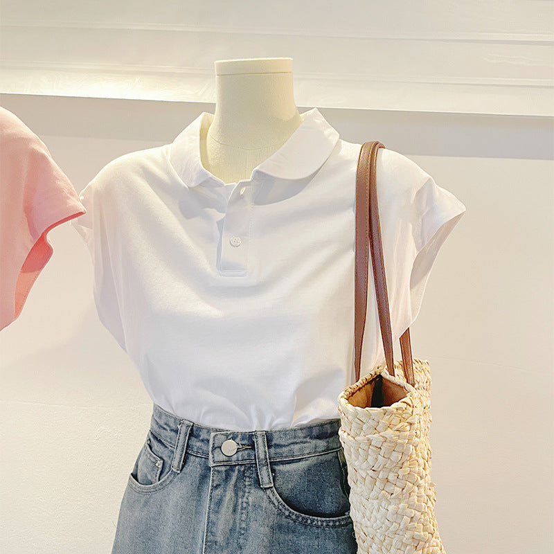 Damen Poloshirt mit modernem, lässigem Schnitt Kurzarm Drune