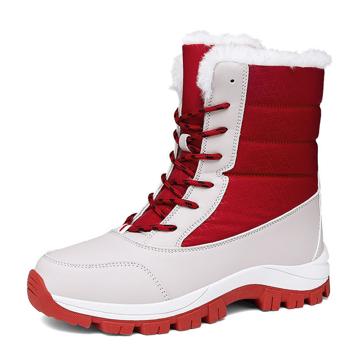 Damen Winterstiefel mit wärmendem Innenfutter und rutschfester Sohle Drune