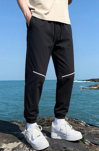 Herren Sportliche Jogginghose mit seitlichem Reißverschluss Drune