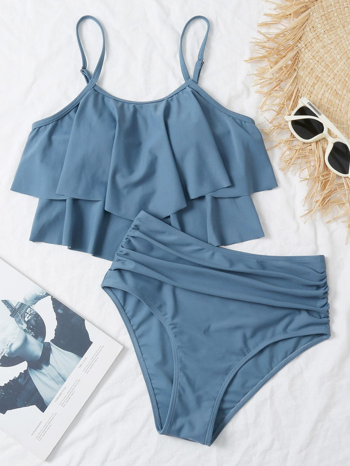 Damen Bikini-Set mit voluminösem Rüschendesign Drune