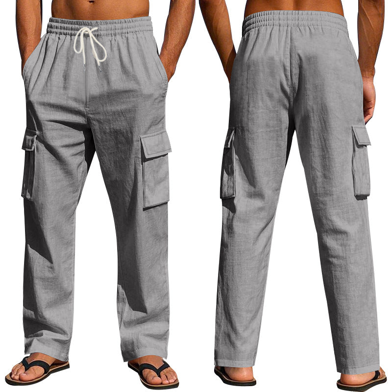 Herren Cargo-Hose mit elastischem Bund und seitlichen Taschen Drune