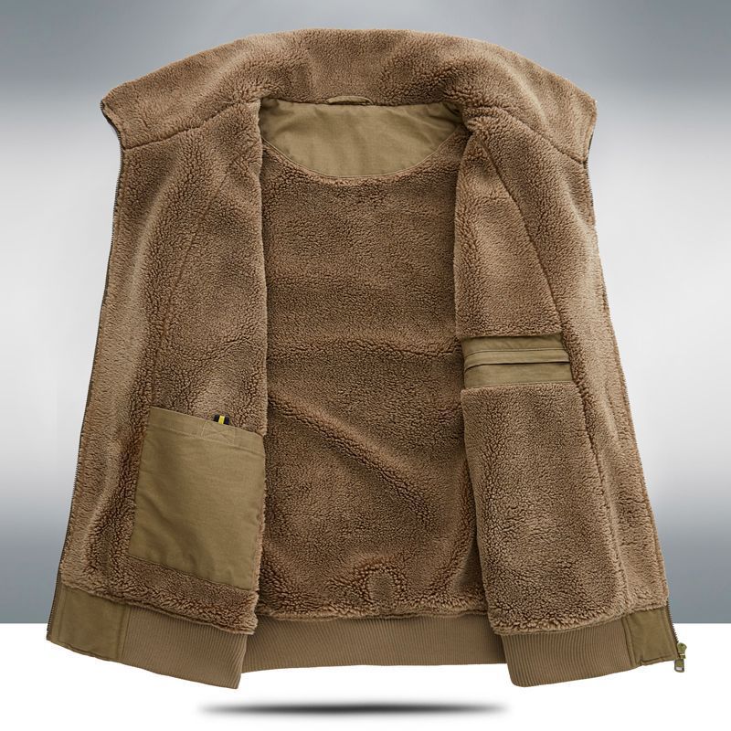 Herren Fleece gefütterte Outdoor-Weste Drune