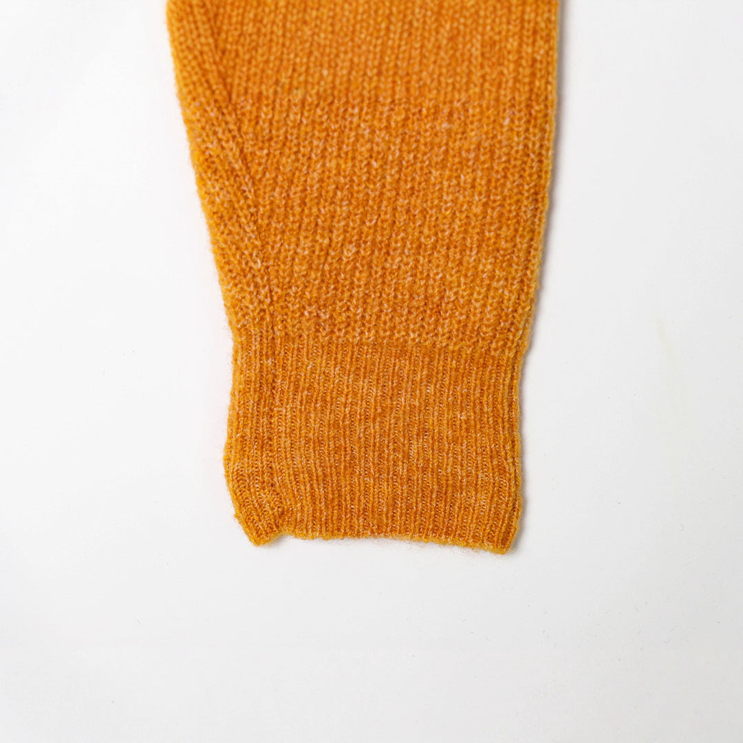 Damen nan kastiger Feinstrick-Pullover mit Rundhalsausschnitt und Cropped-Silhouette Drune
