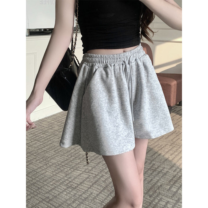 Damen Bequeme Sweatshorts mit elastischem Bund und lässigem Schnitt