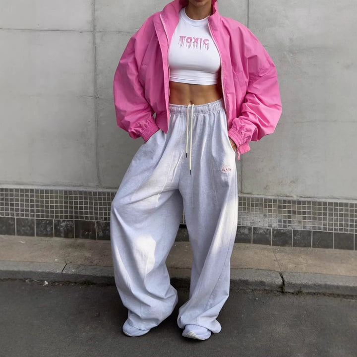 Damen Lässige Oversized Freizeitjacke