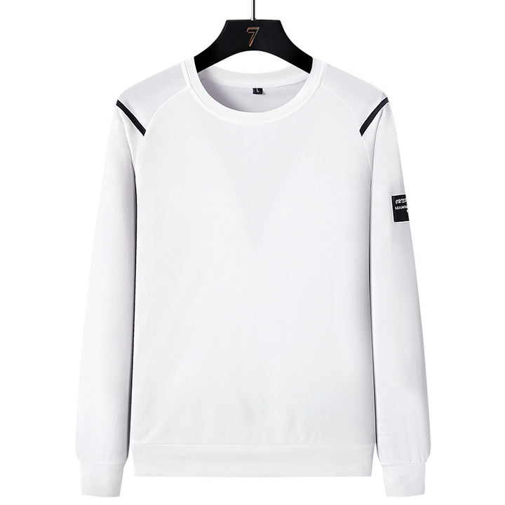 Herren Sportlicher Trainingsanzug-Set mit Reißverschlussjacke, Rundhalsausschnitt-Sweatshirt und Slim-Fit Jogginghose Drune
