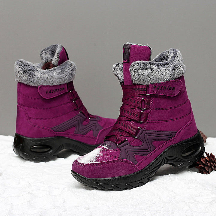 Damen Winterstiefel mit kuscheligem Innenfutter und rutschfester Sohle Drune