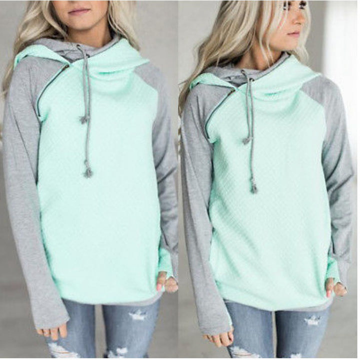 Damen Sportlicher Kapuzenpullover mit atmungsaktivem Design und lässigem Schnitt Drune
