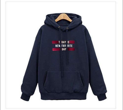 Damen nan lässiger Kapuzenpullover mit Kängurutasche, relaxed Fit und grafischem Statement-Print Drune