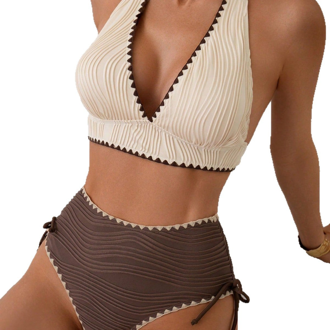 Damen Bikini-Top und hochgeschnittene Unterteile Drune