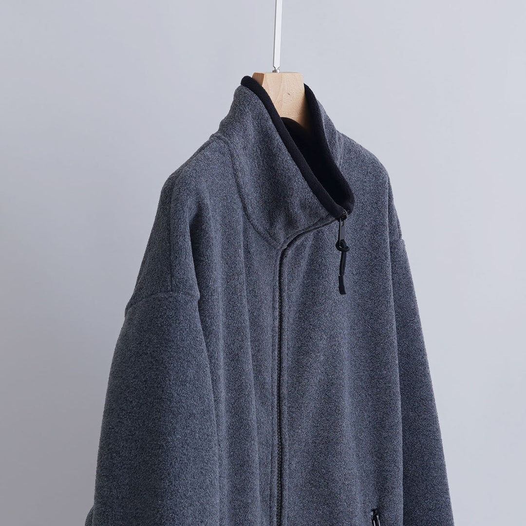 Damen Sportliche Fleecejacke mit hohem Kragen Drune