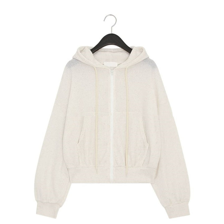 Damen sportliche Kurzjacke mit durchgehendem Reißverschluss Drune
