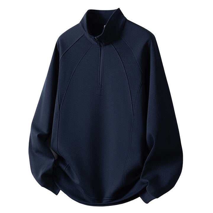 Herren Sport Fleece Pullover mit Reißverschluss Drune