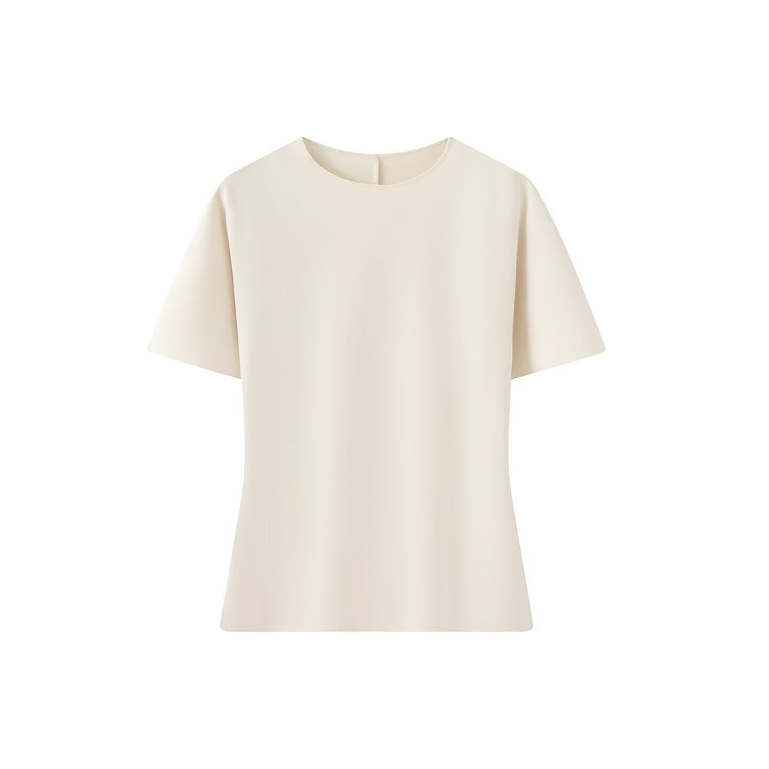 Damen Weite Satinhose mit hoher Taille und fließender Wide‑Leg‑Silhouette Drune
