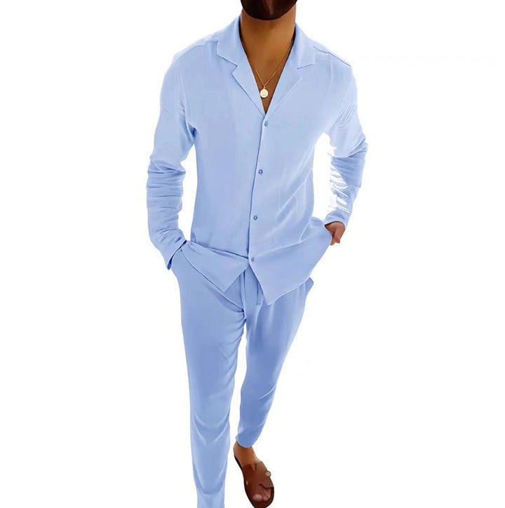 Herren modisches und bequemes Schlafanzugset Drune